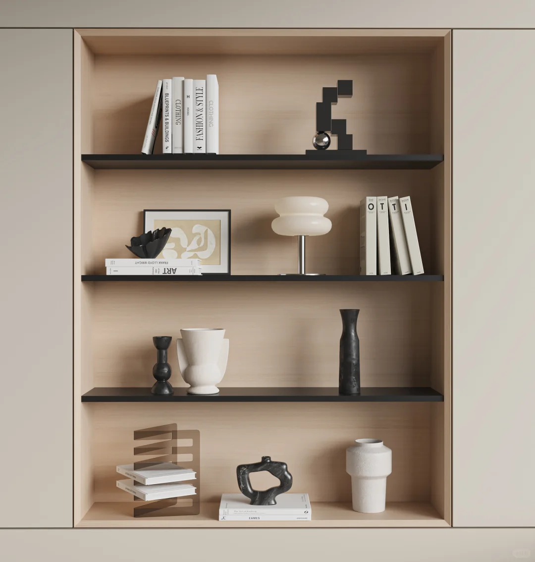 氛围感之神！家居摆件的5种陈列法 | 3d模型