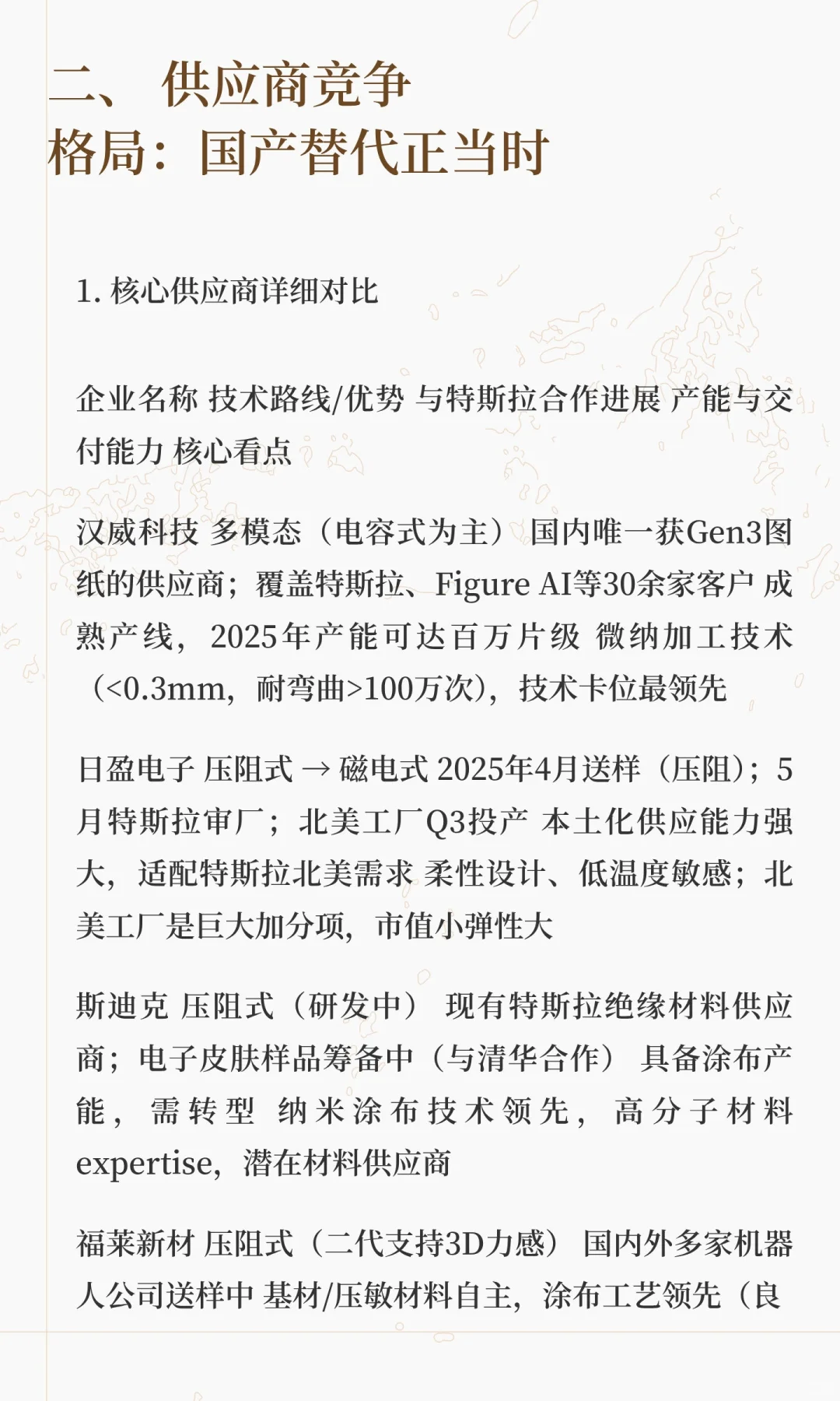 特斯拉电子皮肤供应链全景分析与投资策略报