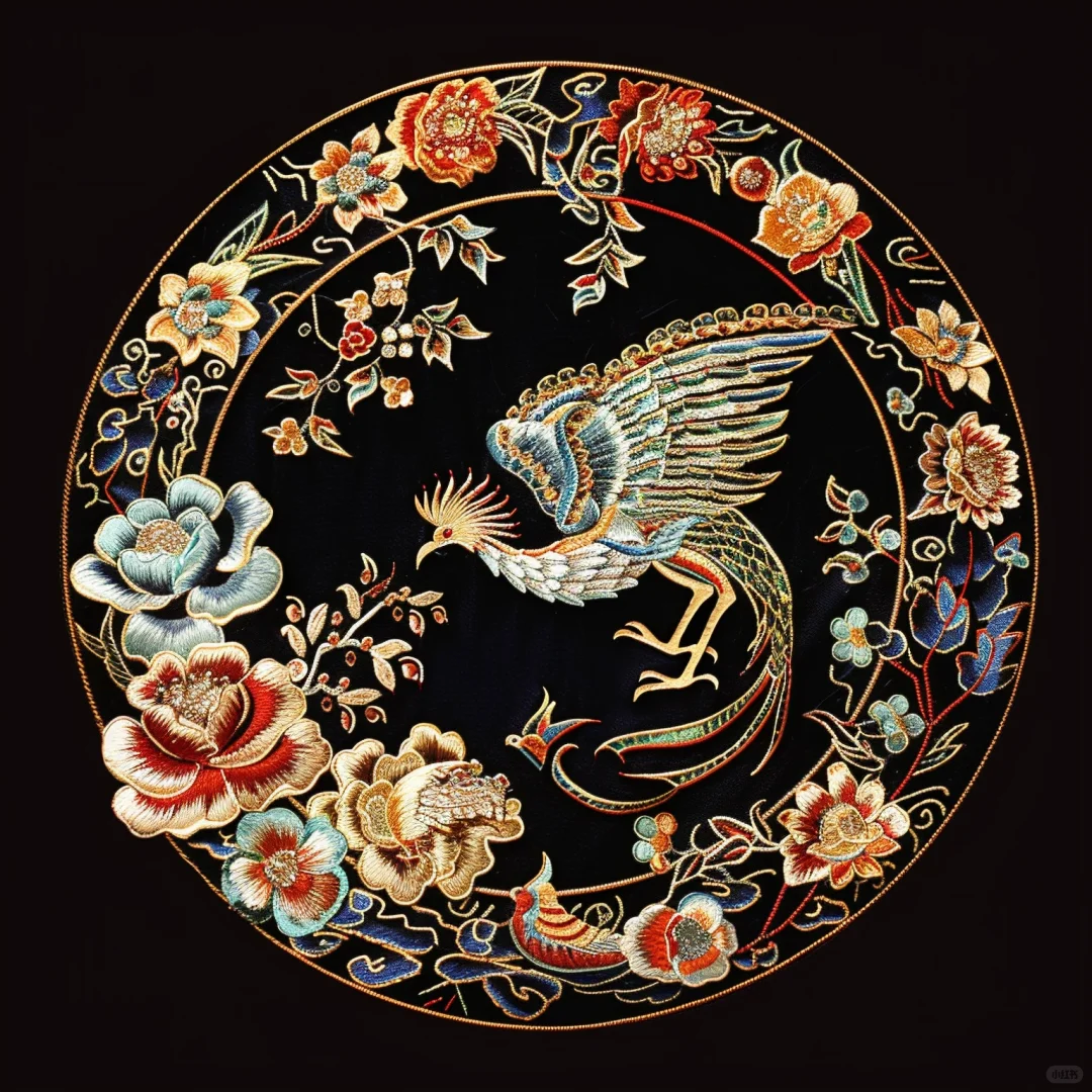 传统刺绣图案设计～