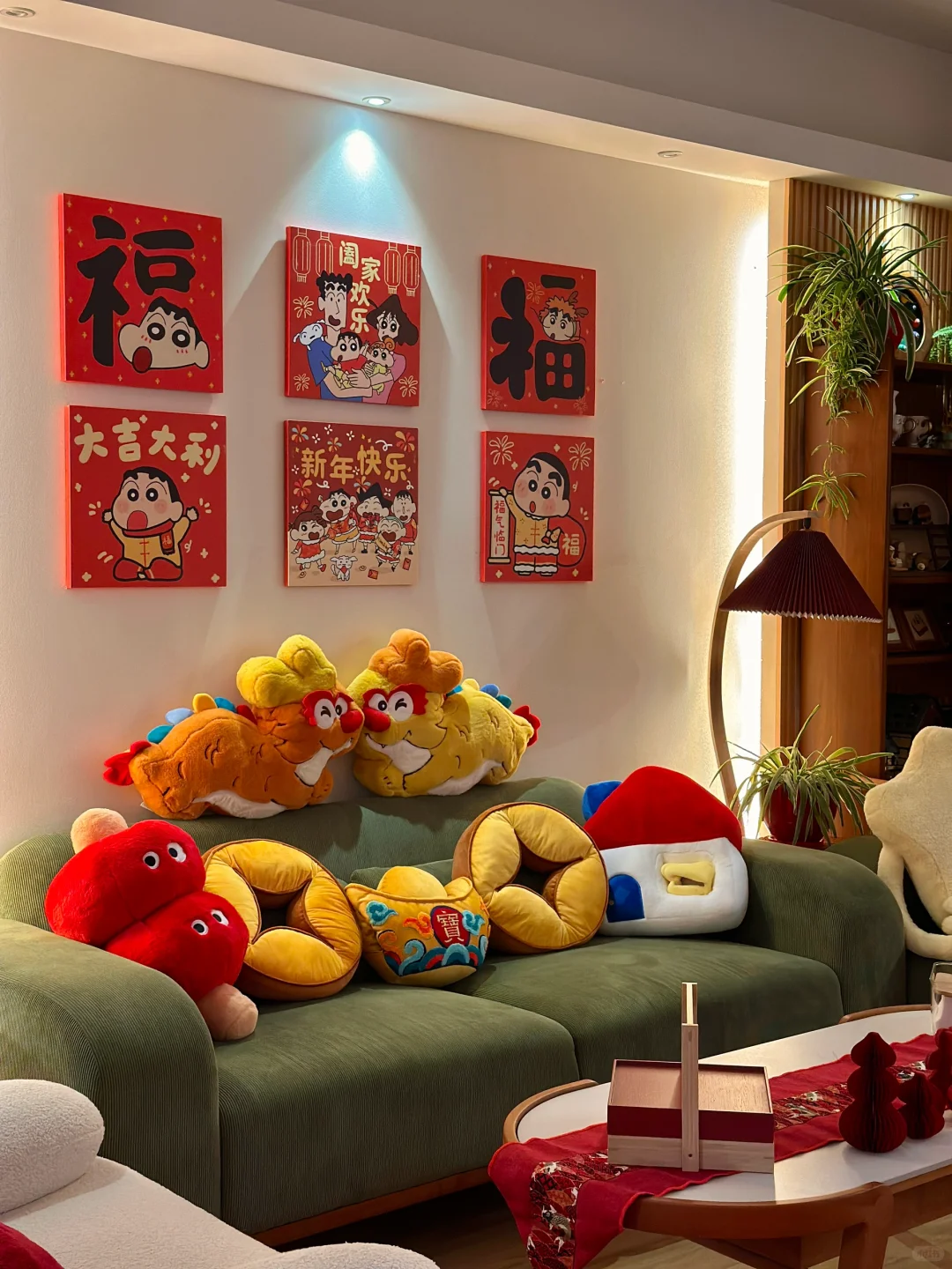 我爸问：把家布置成这样要拍春晚吗?