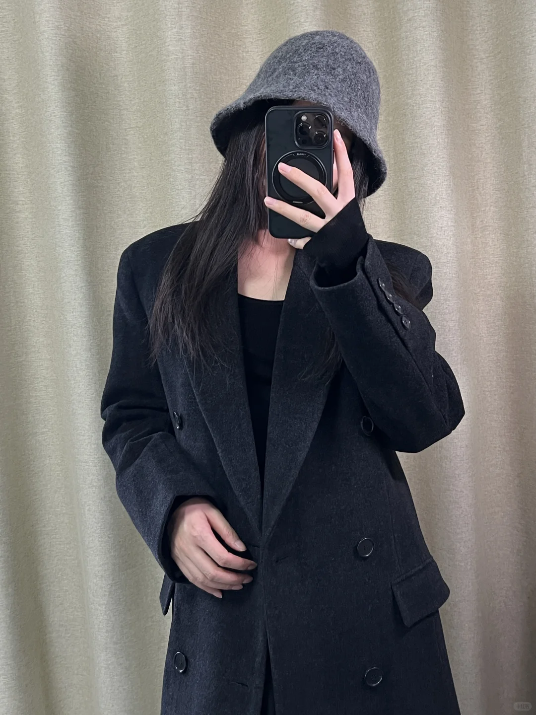 UNICA ATELIER | 不对称大衣穿上啦 ☔️