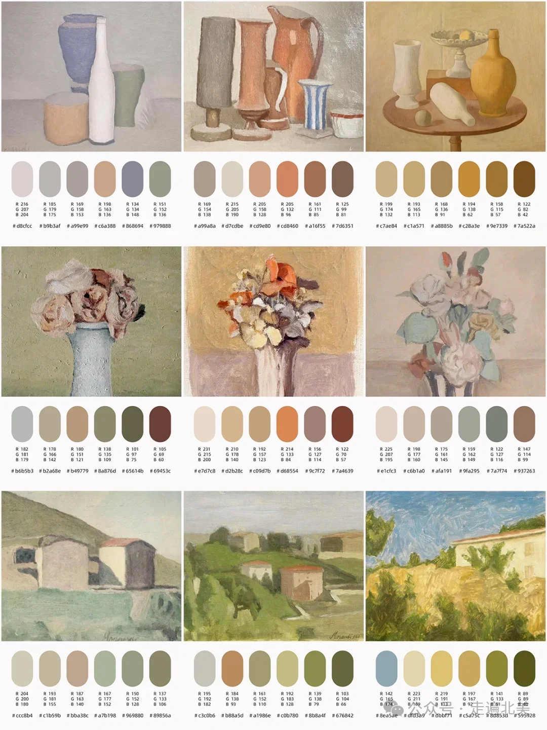 大师的配色技巧,提高审美力。(转载)