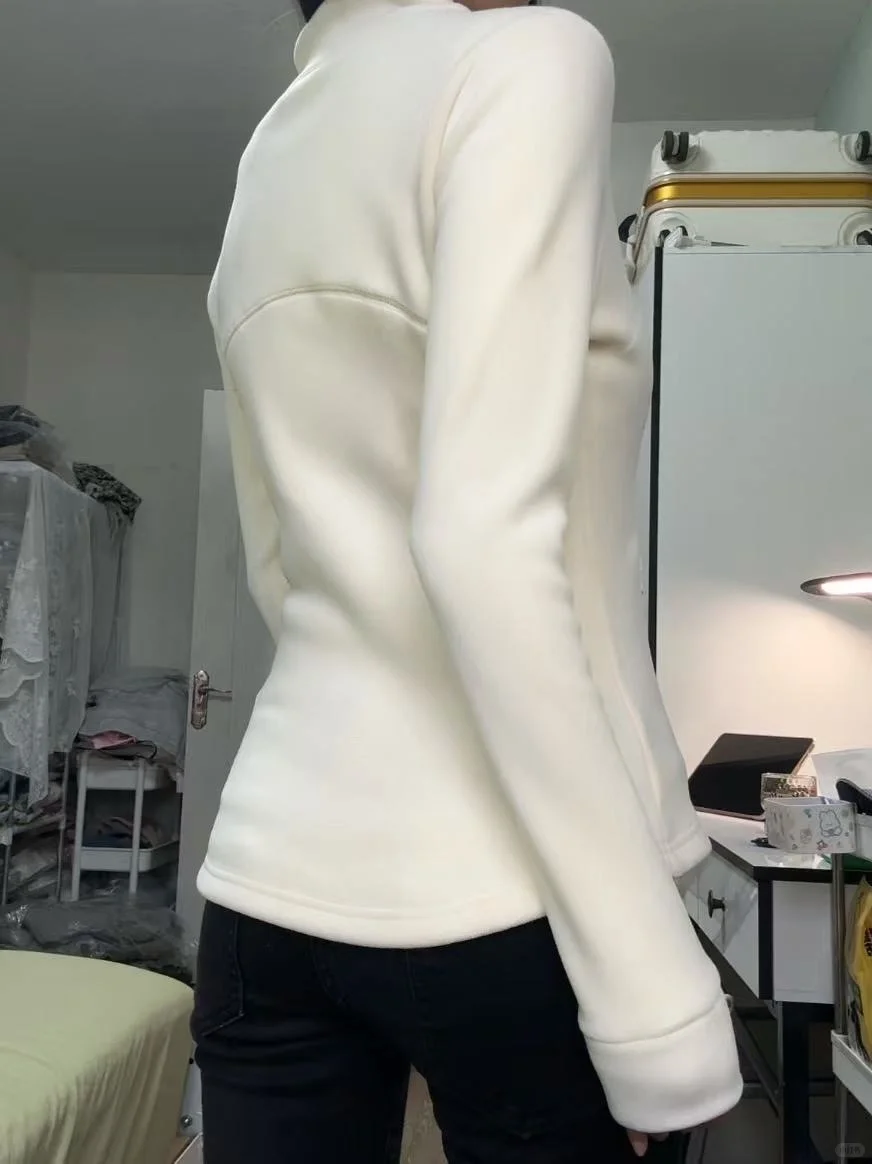 修身摇粒绒小外套