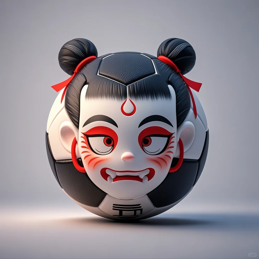 当哪吒遇上足球⚽ 可爱到犯规