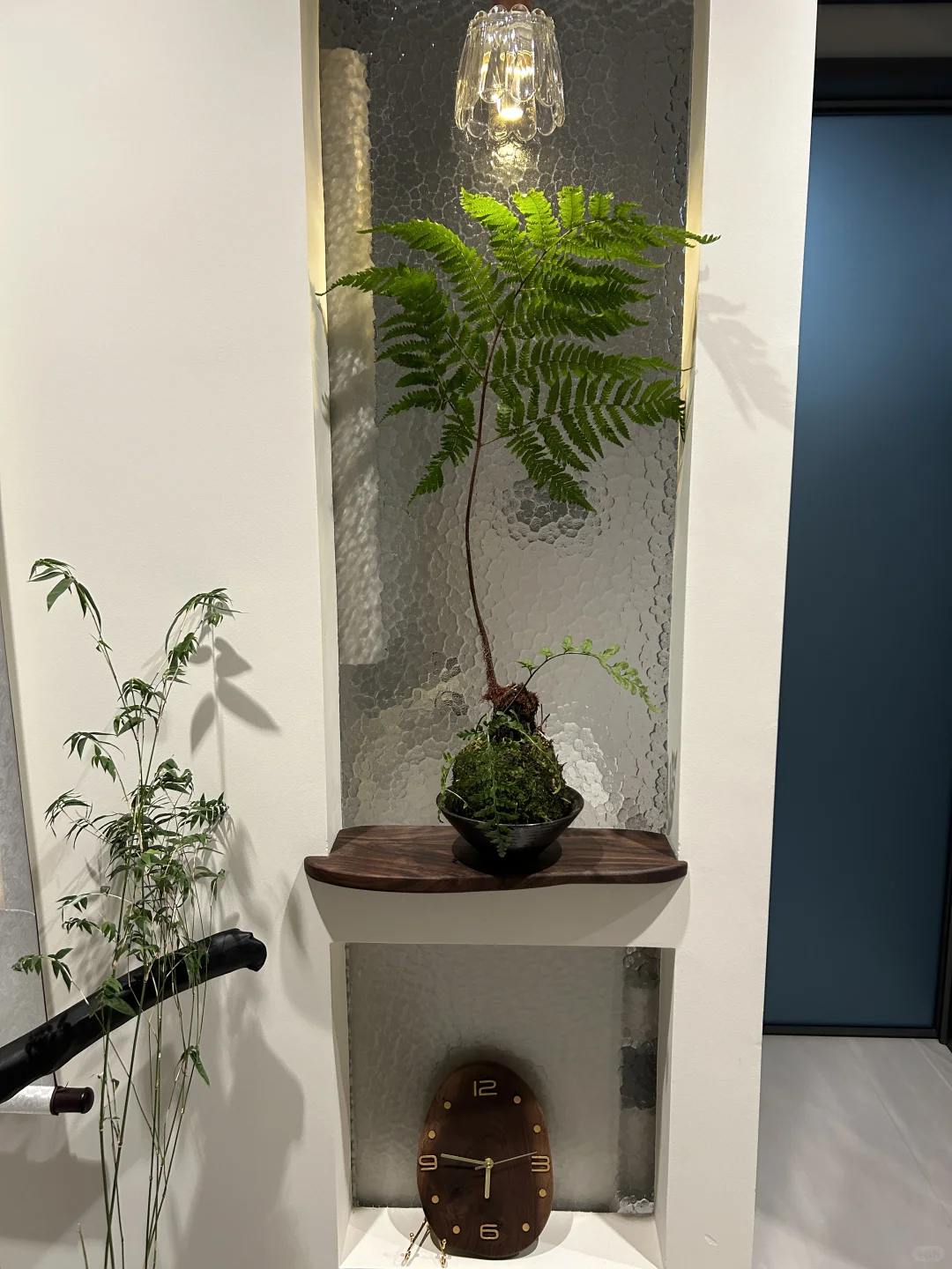 都去做这个卫生间干区油画玻璃隔断！