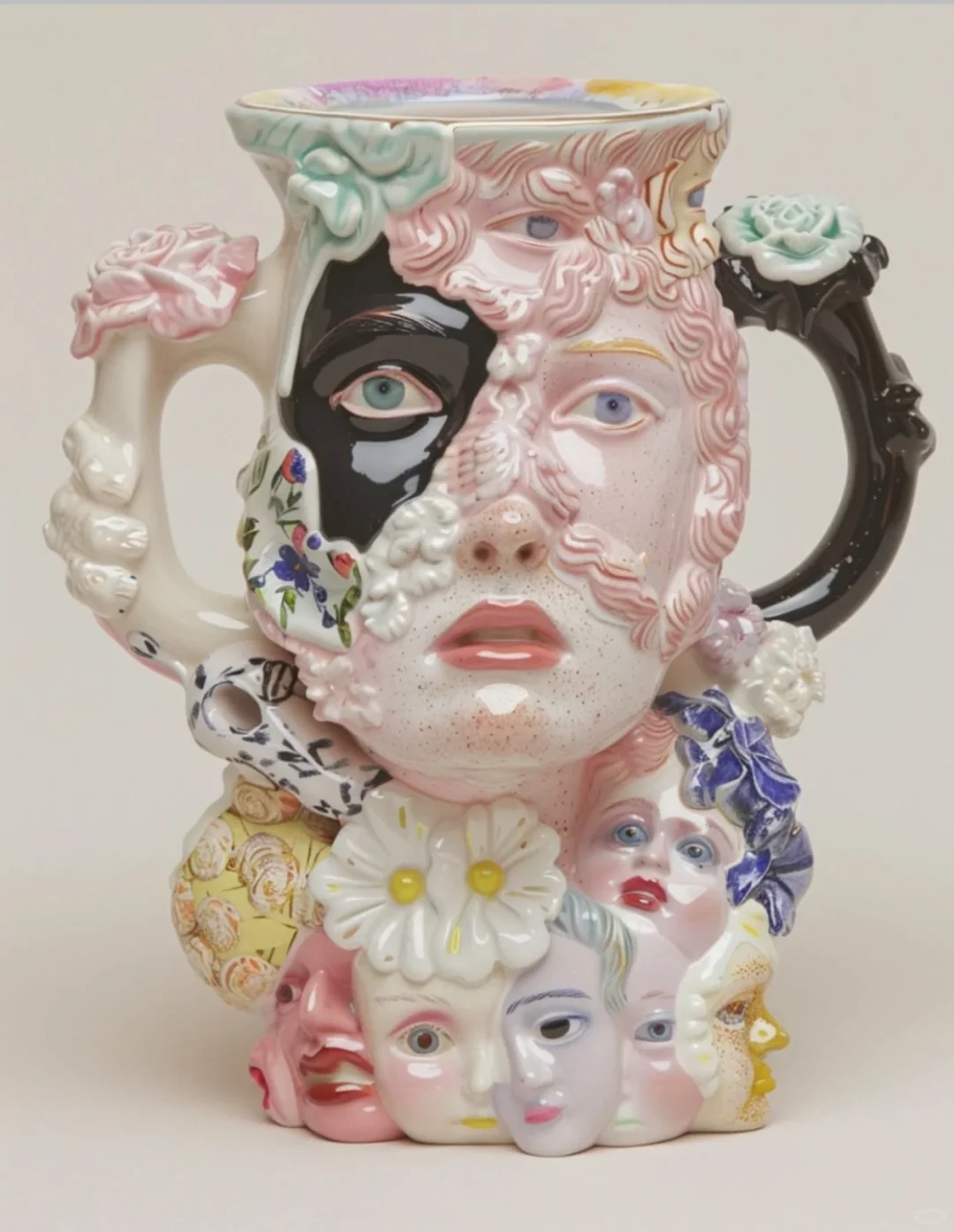 怪诞美学|这陶瓷脸也太精致了吧！！