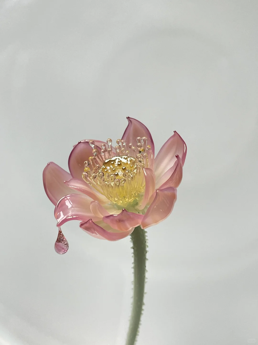 灯工玻璃荷花日常练习分享