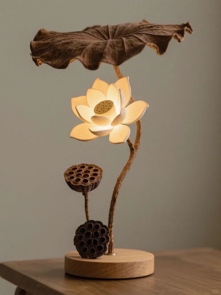 家点灵感｜夏夜的荷·小夜灯