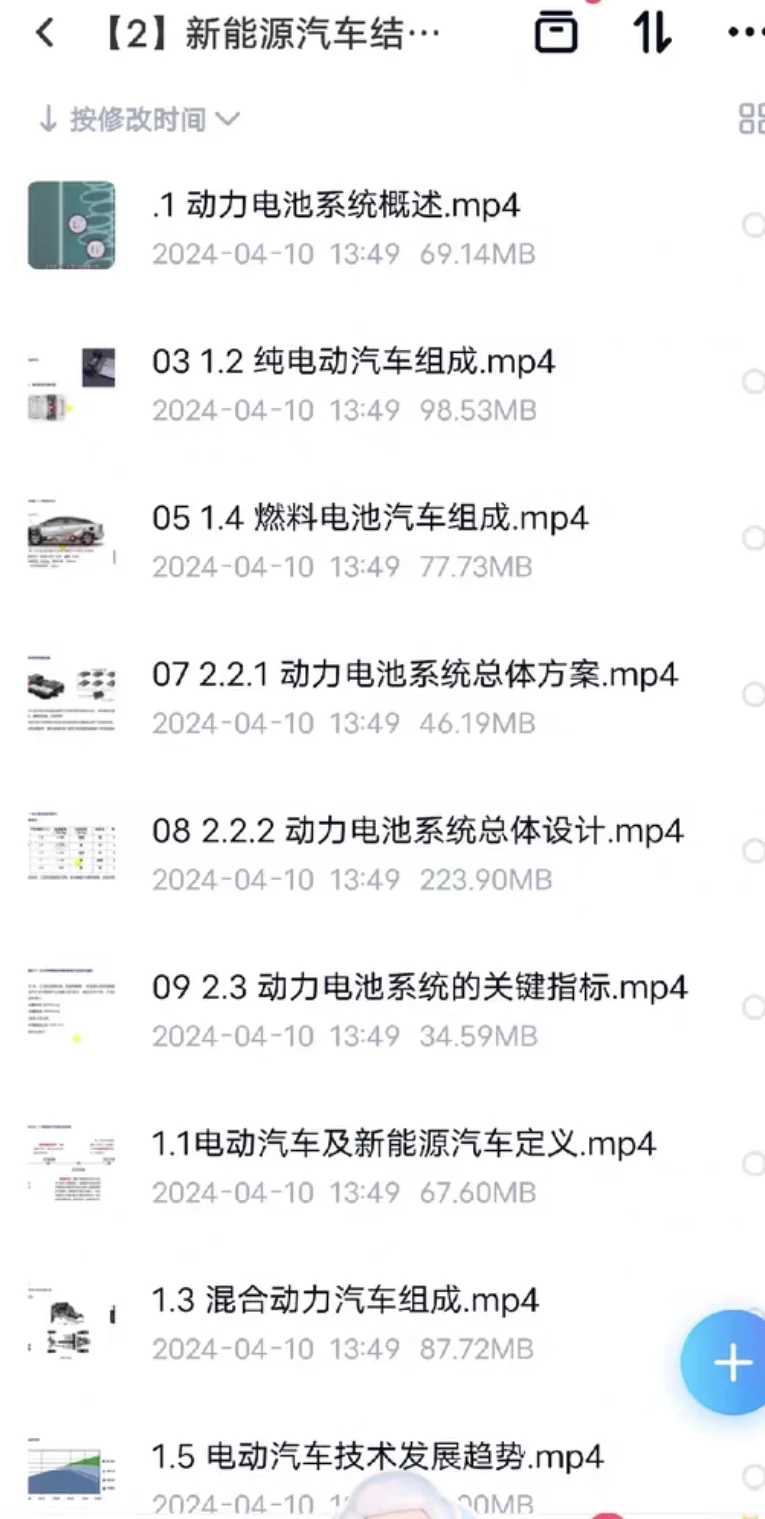 新能源汽车结构与原理 视频电子版