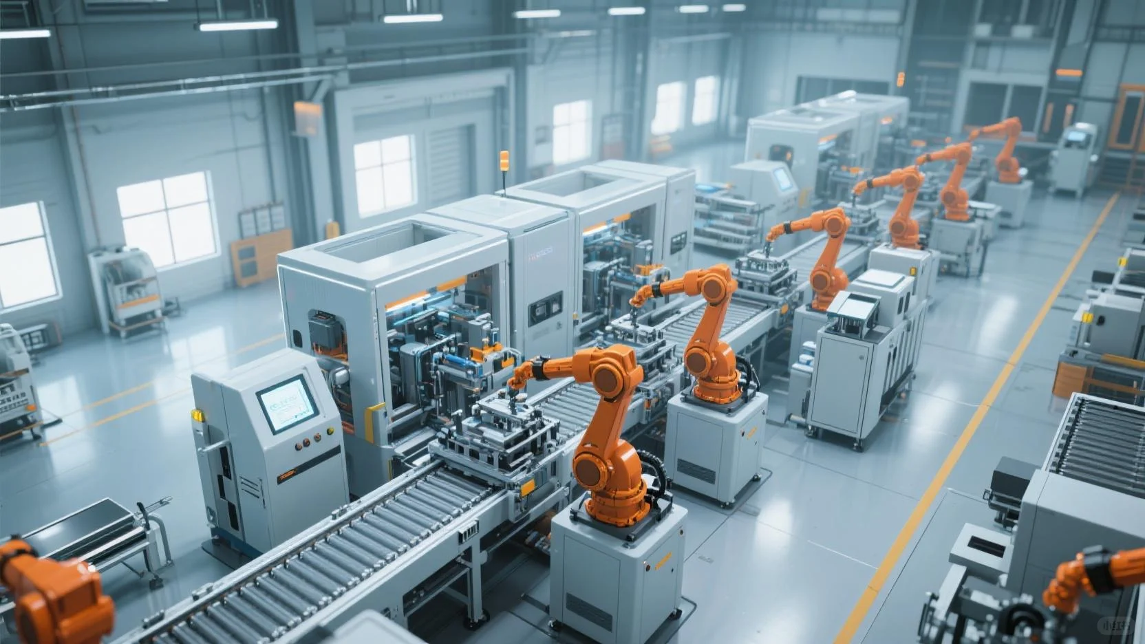 自动装配流水线 3D 动画：展现高效装配过程