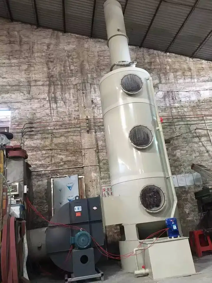 pp喷淋塔废气处理设备环保型除尘酸雾水淋塔