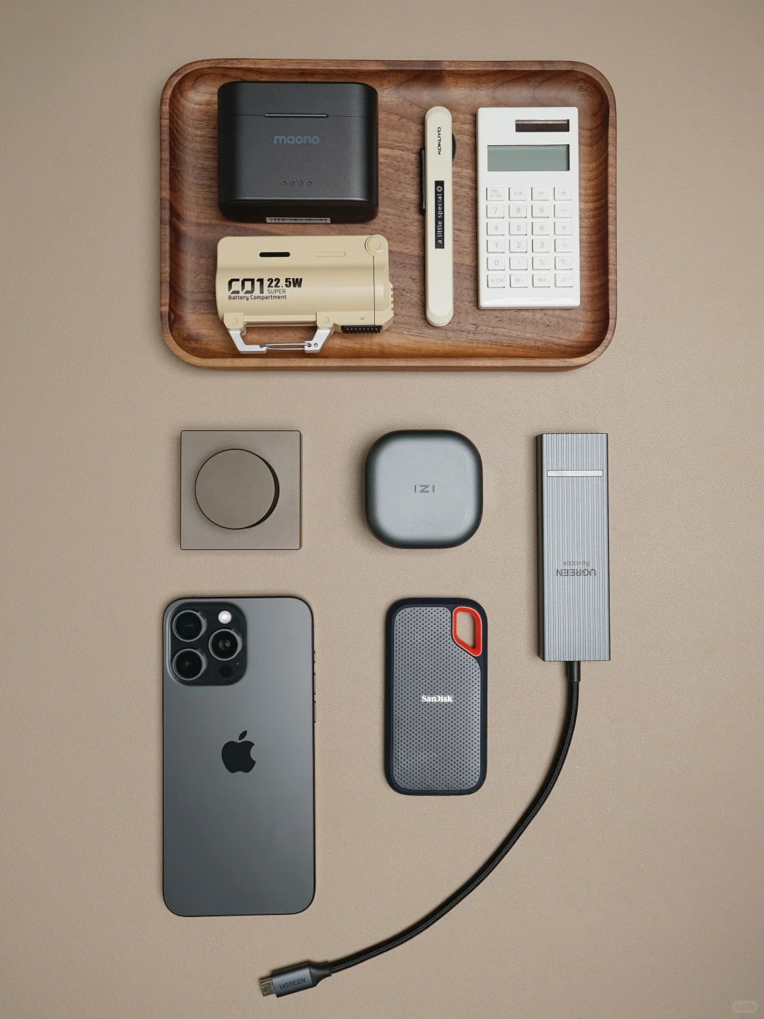 翻包EDC ｜ 35+男生宅家办公的小物件～