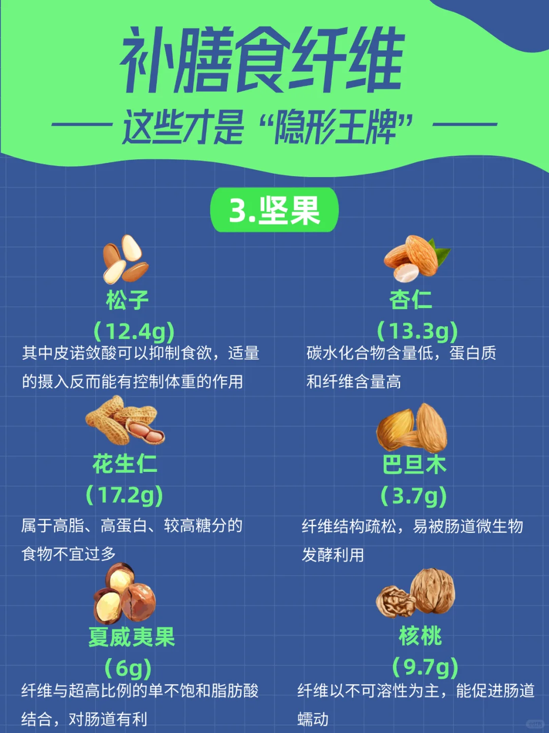 补膳食纤维?这些才是“隐形王牌”?