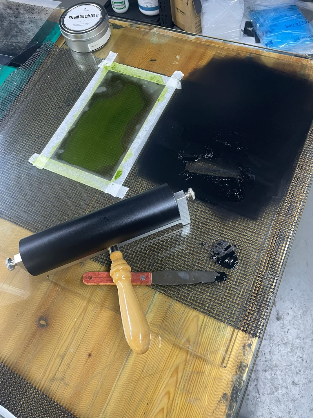 珂罗版练习一下上墨