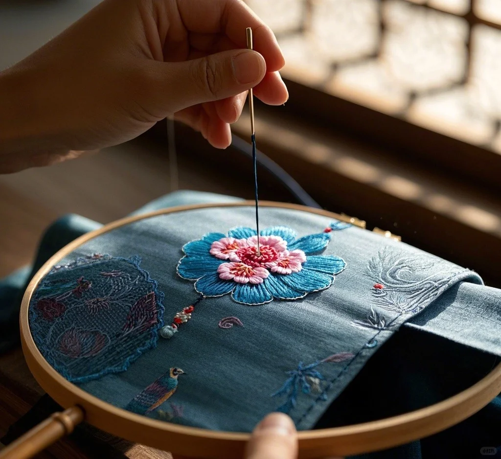 京绣针法解析｜宫廷绣娘私藏的「绣花密码」