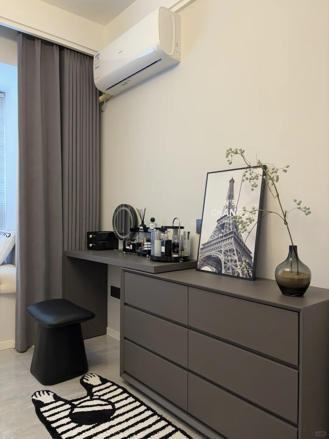 跟着买❗️斗柜梳妆台一体选购攻略,附尺寸❗️