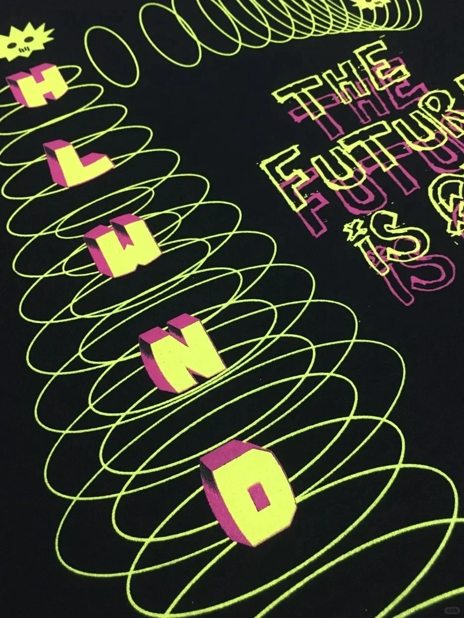 其实这些都是丝网印效果