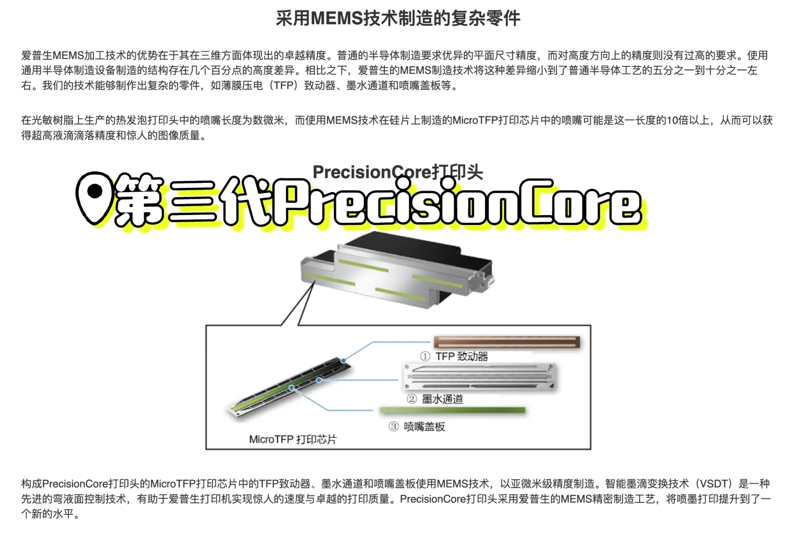 喷墨打印机的显色方法