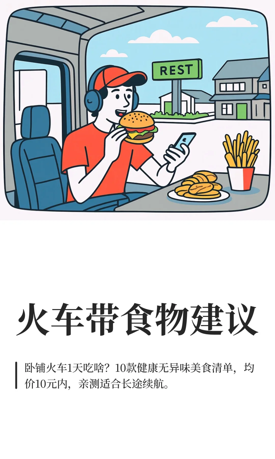 火车带食物建议