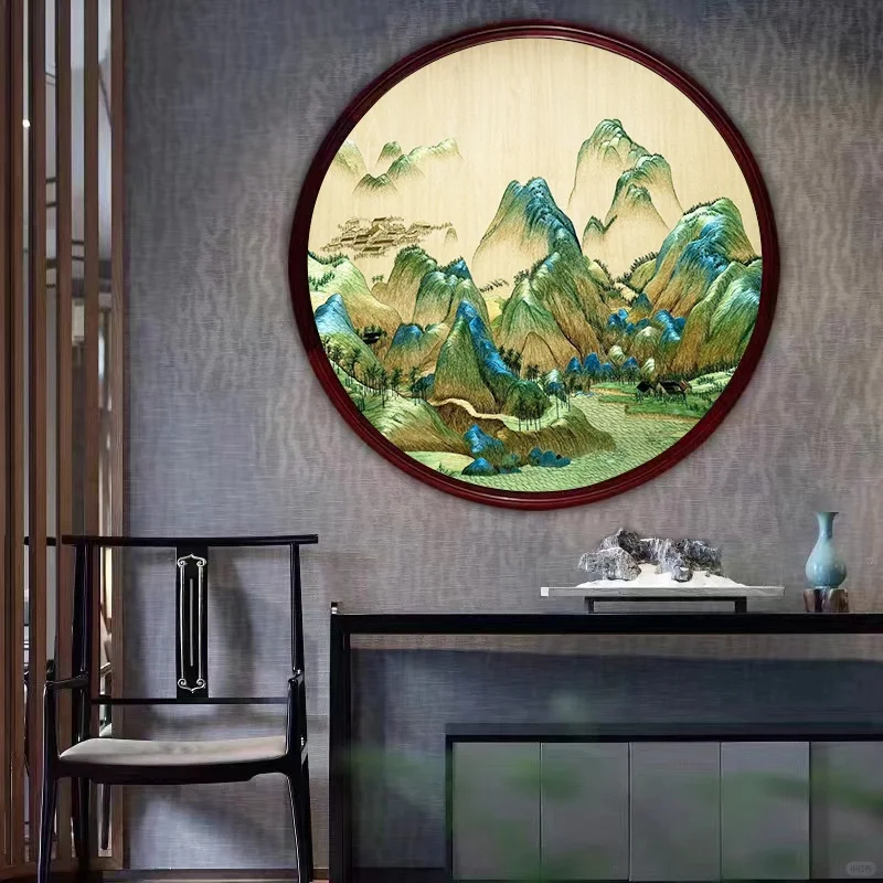 镇店之宝，用苏绣临摹出的千里江山图