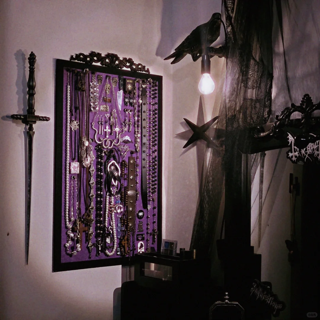 ?成本不到30的哥特女巫风格首饰板攻略