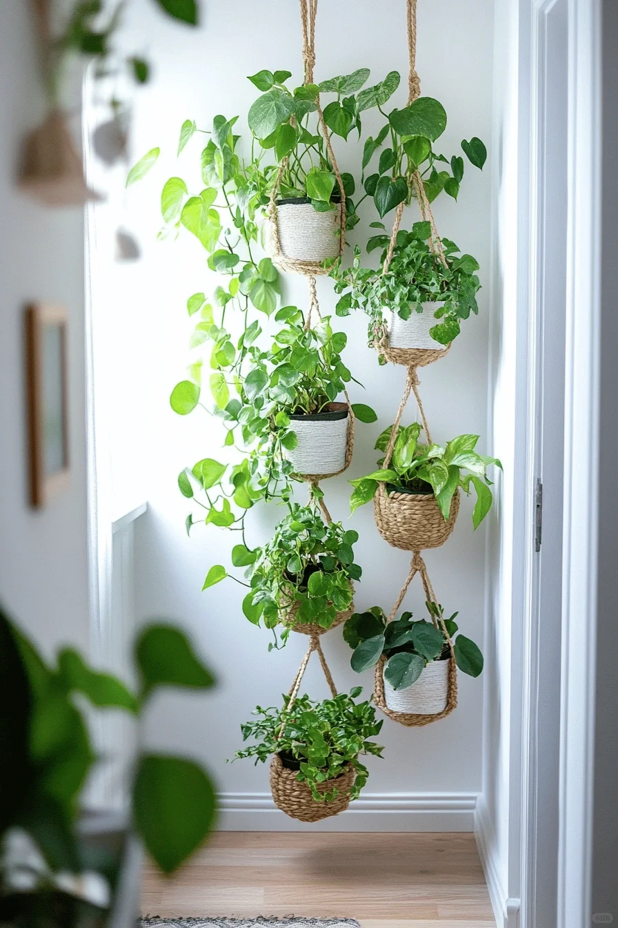 麻绳+盆器，几十块搞定ins风大白墙?附清单