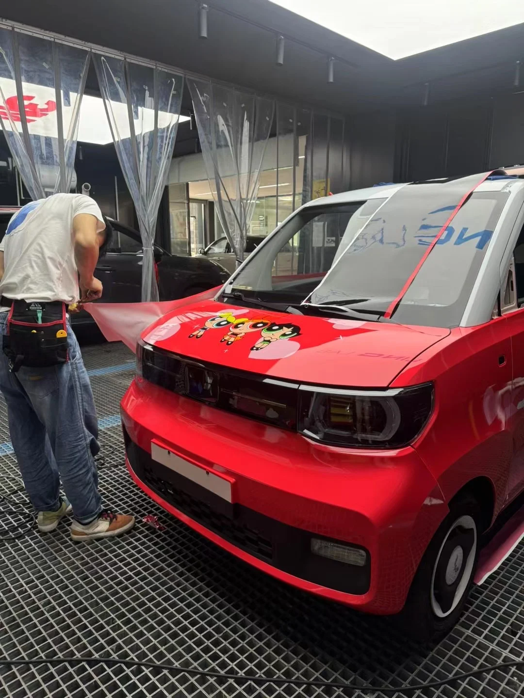 全车彩绘膜设计 |多巴胺派对，飞天小女警