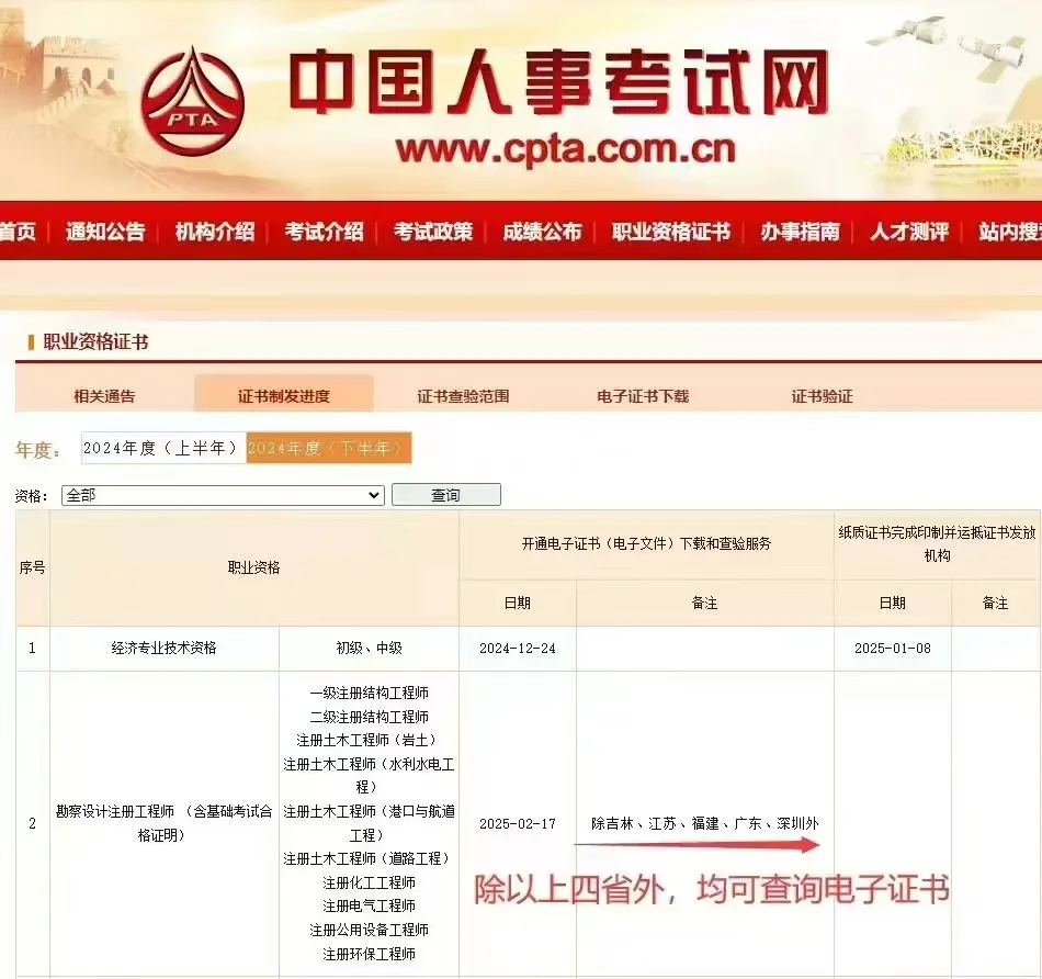 电子版证书可以查询了