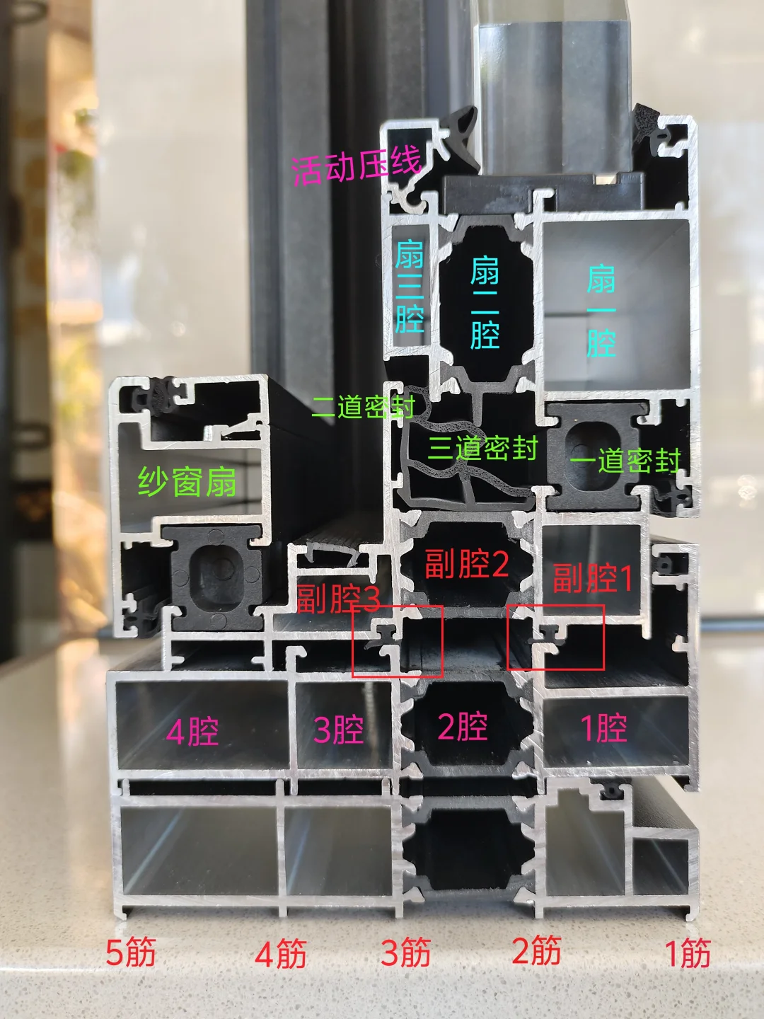 一图看懂断桥铝结构