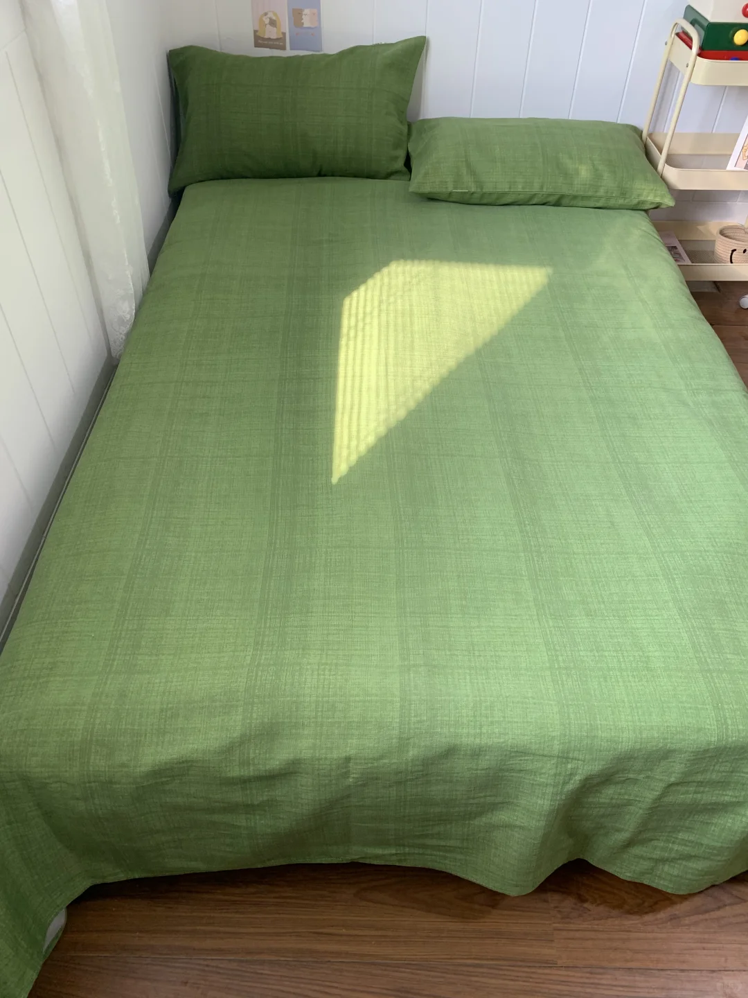 裸睡自由！老手艺古法织造全棉老粗布床单?