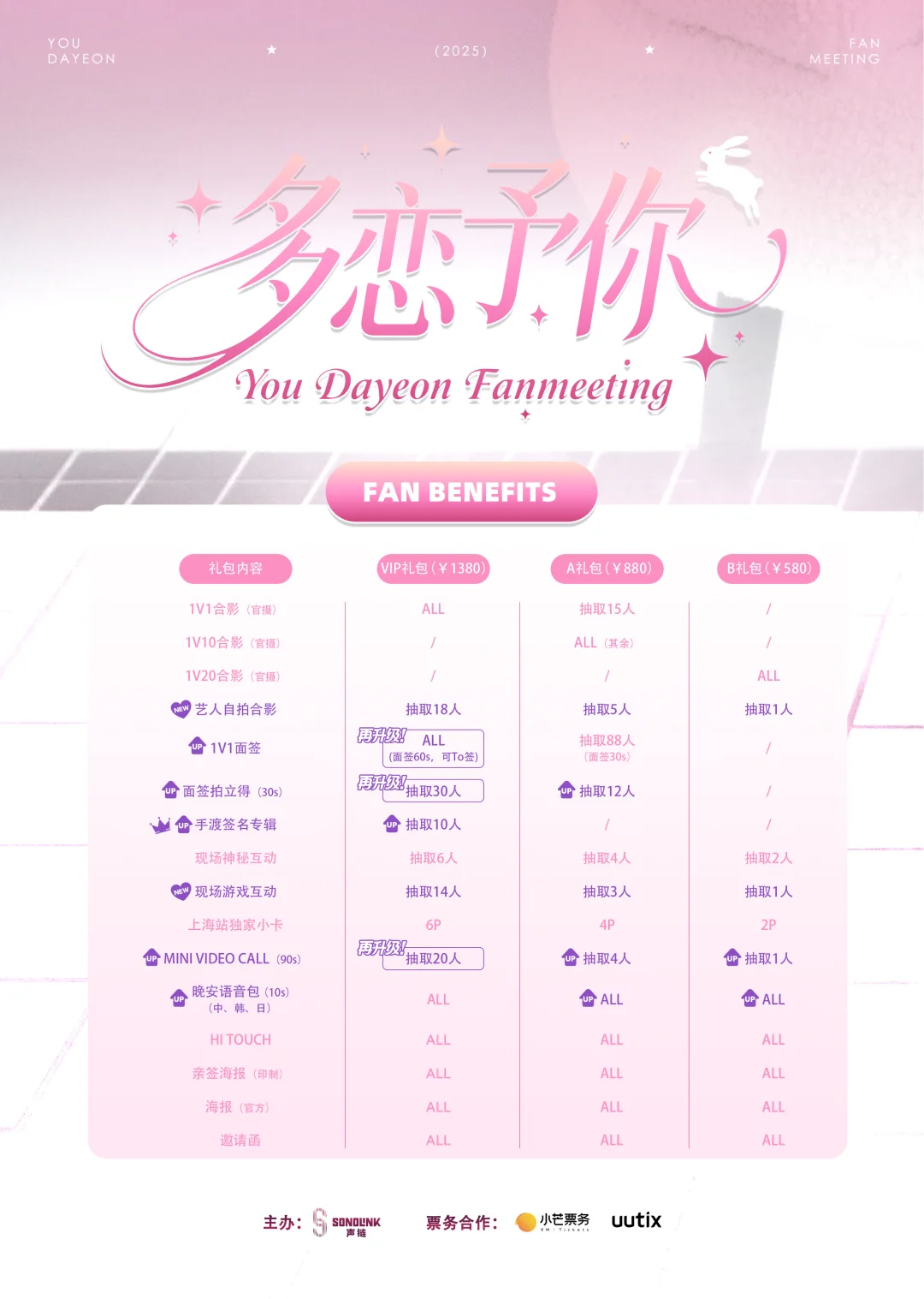 ?权益升级✖️活动流程公开｜柳多恋上海见面