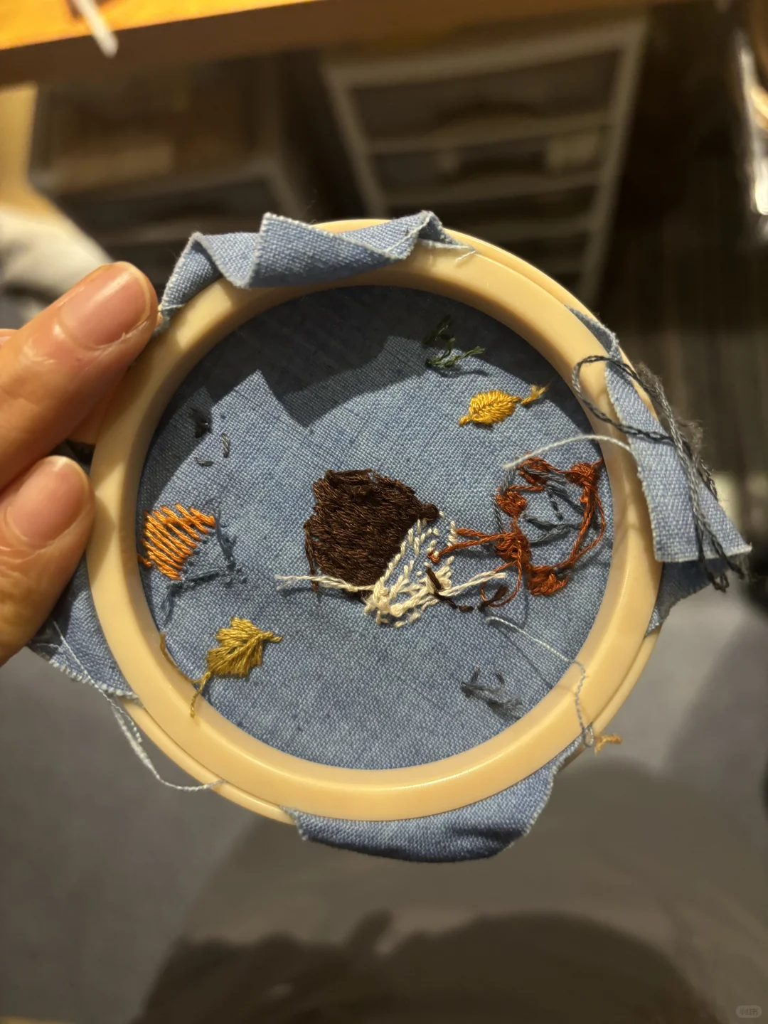 秋日的手工刺绣?教程版