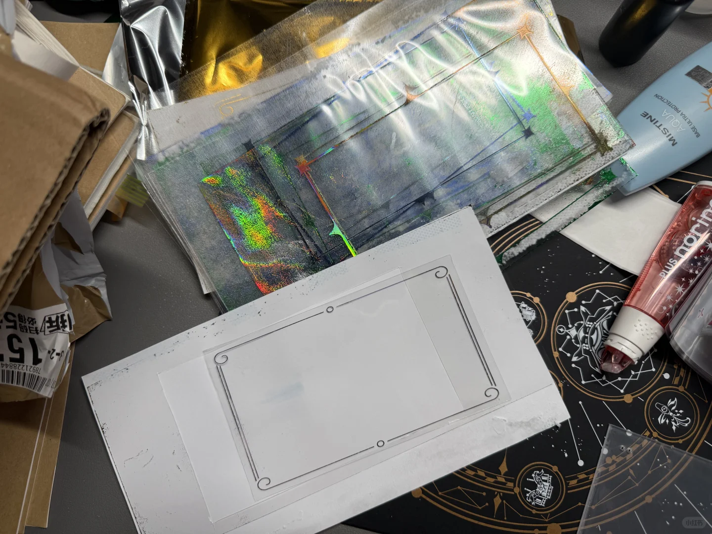 喷墨菲林胶片烫金捣鼓成功