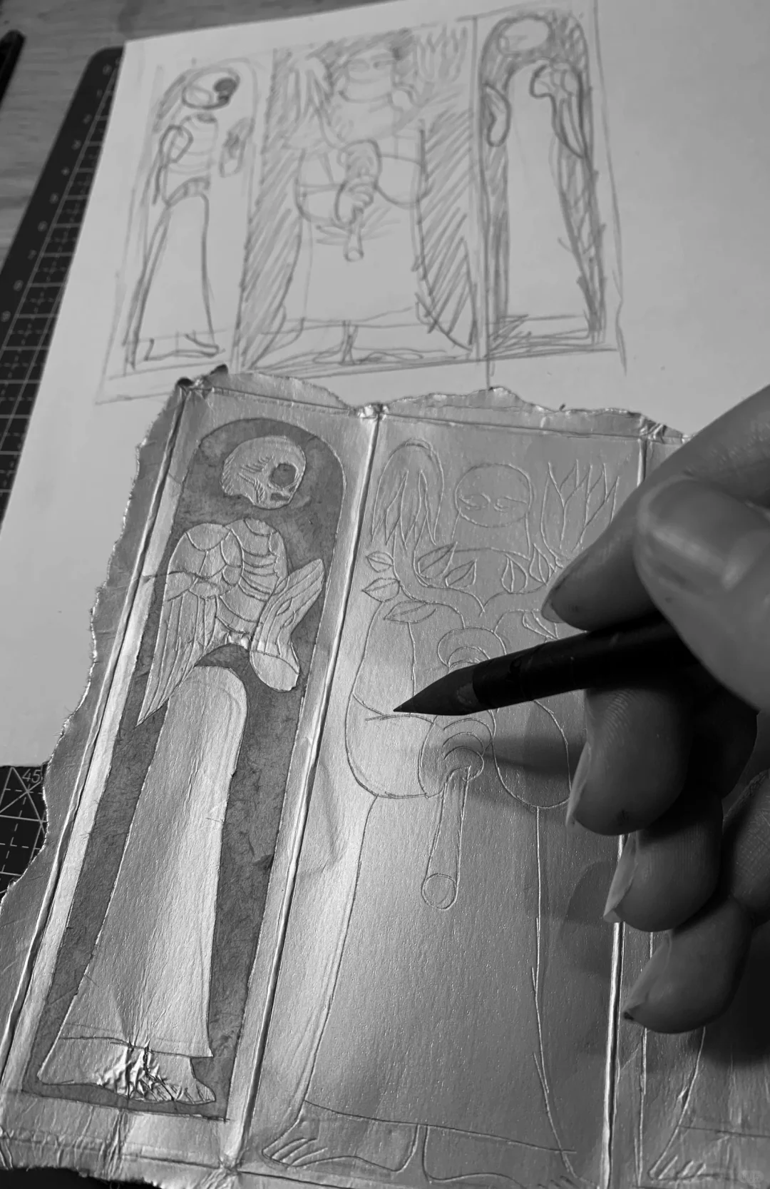 我的兴趣不小众｜牛奶壳版画