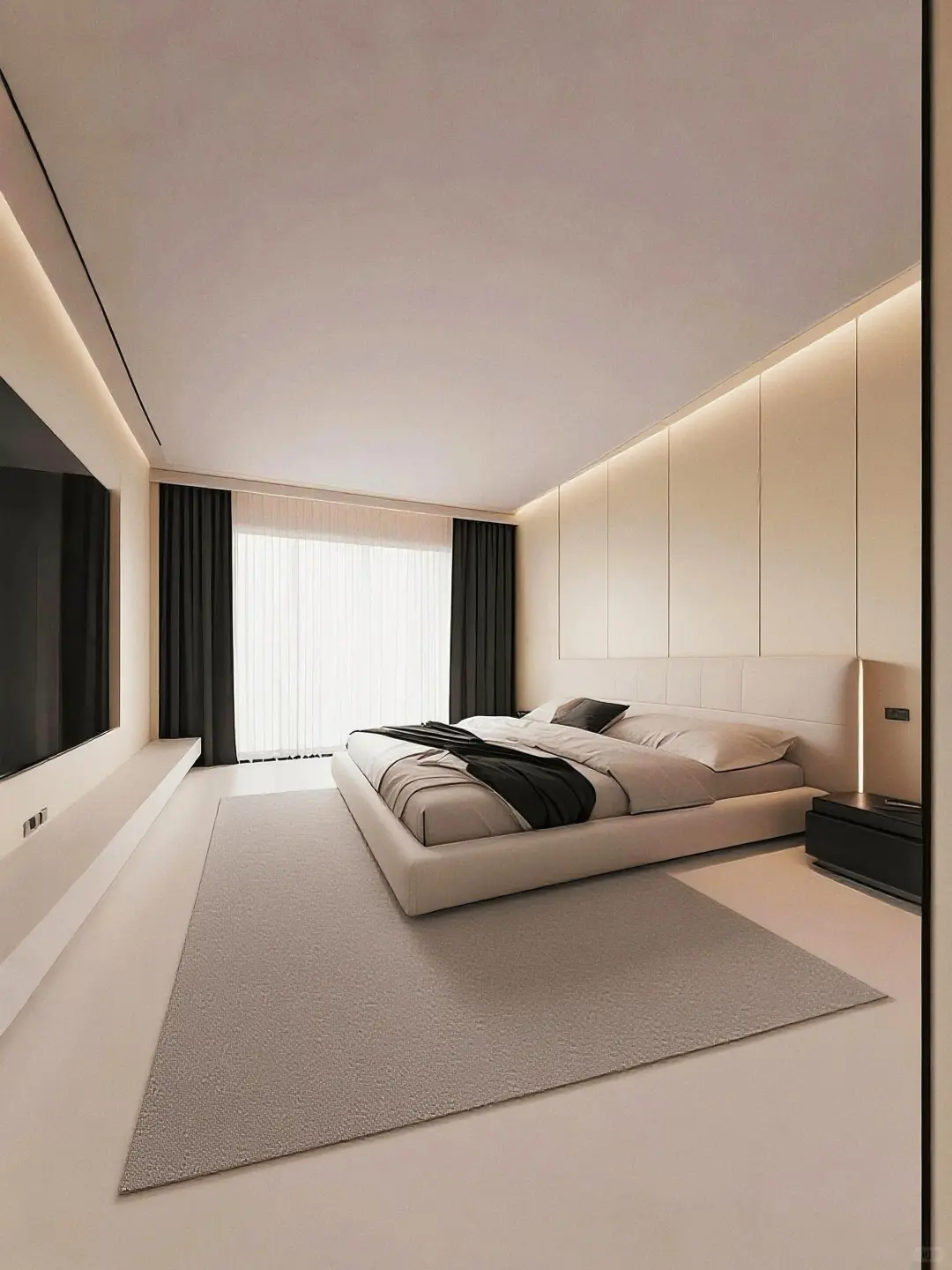 186㎡住出368㎡的气势?意式极简太会了！