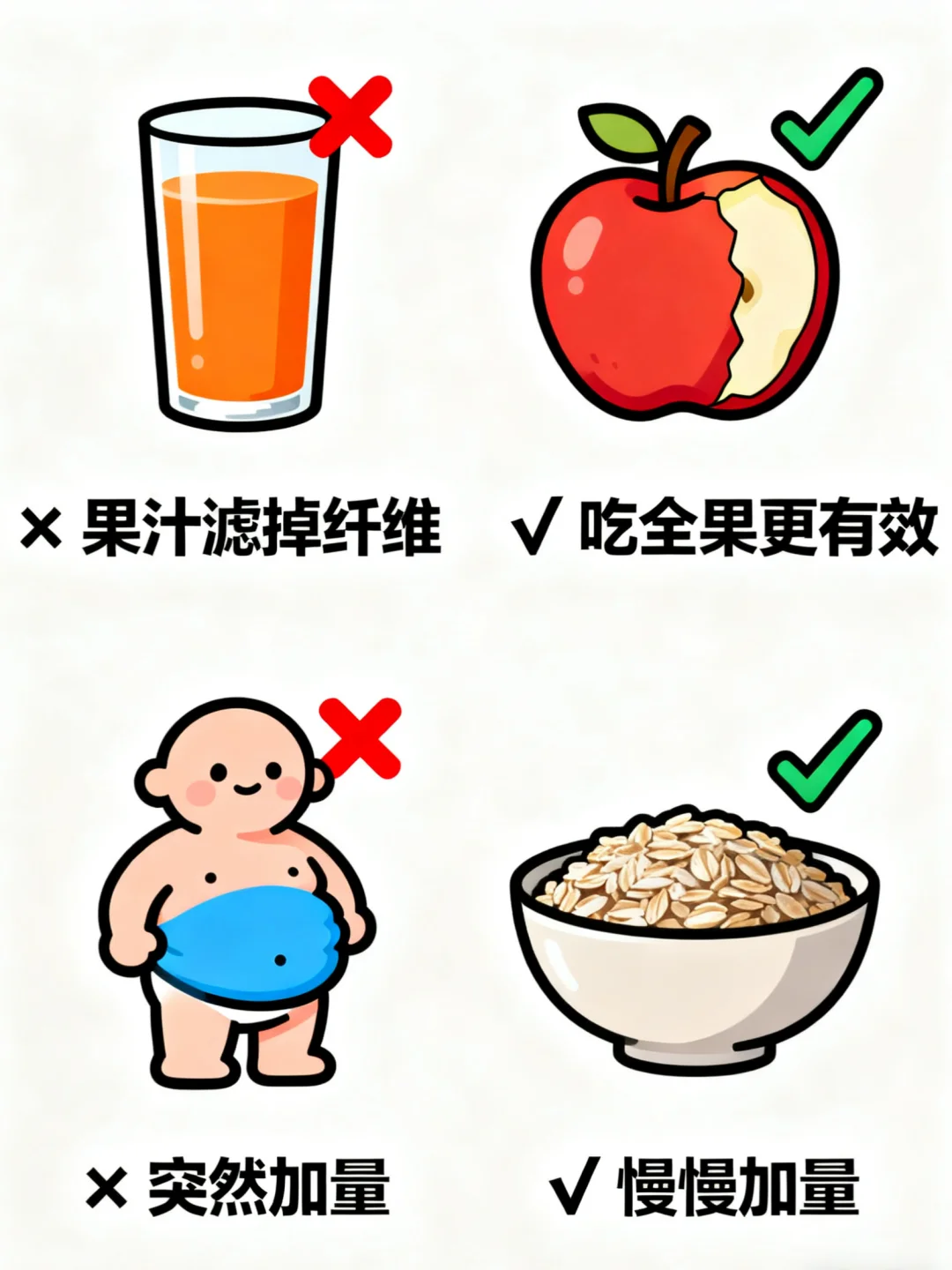 别再只吃菜了✖️ 膳食纤维真正的正确吃法