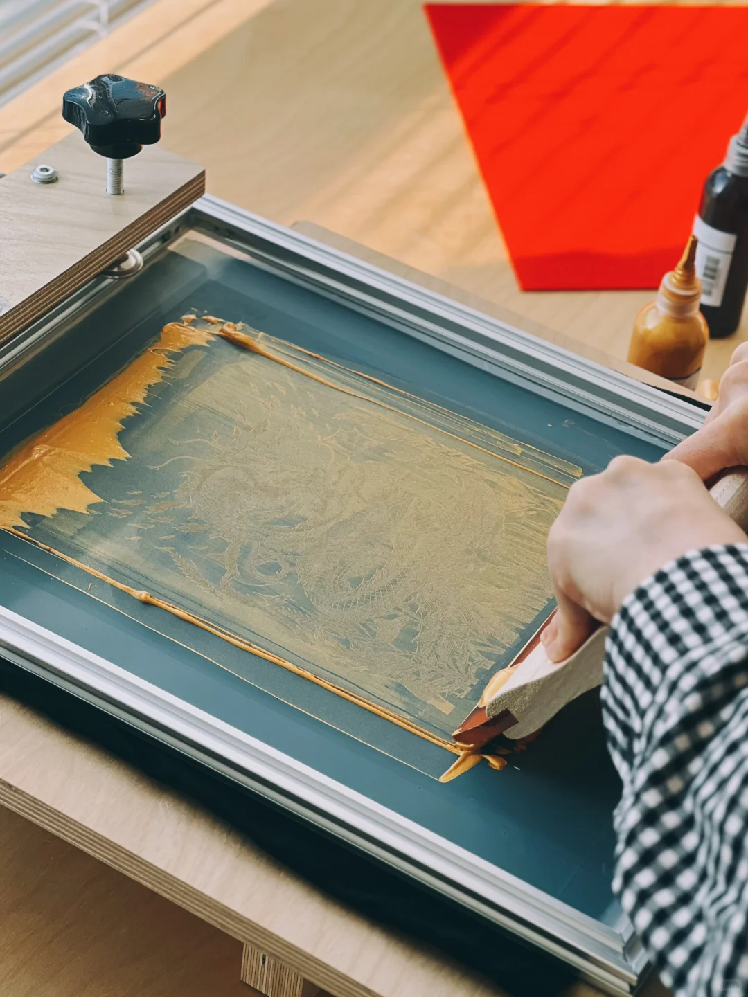 超好玩的丝网印刷！DIY了儿子的新年服！