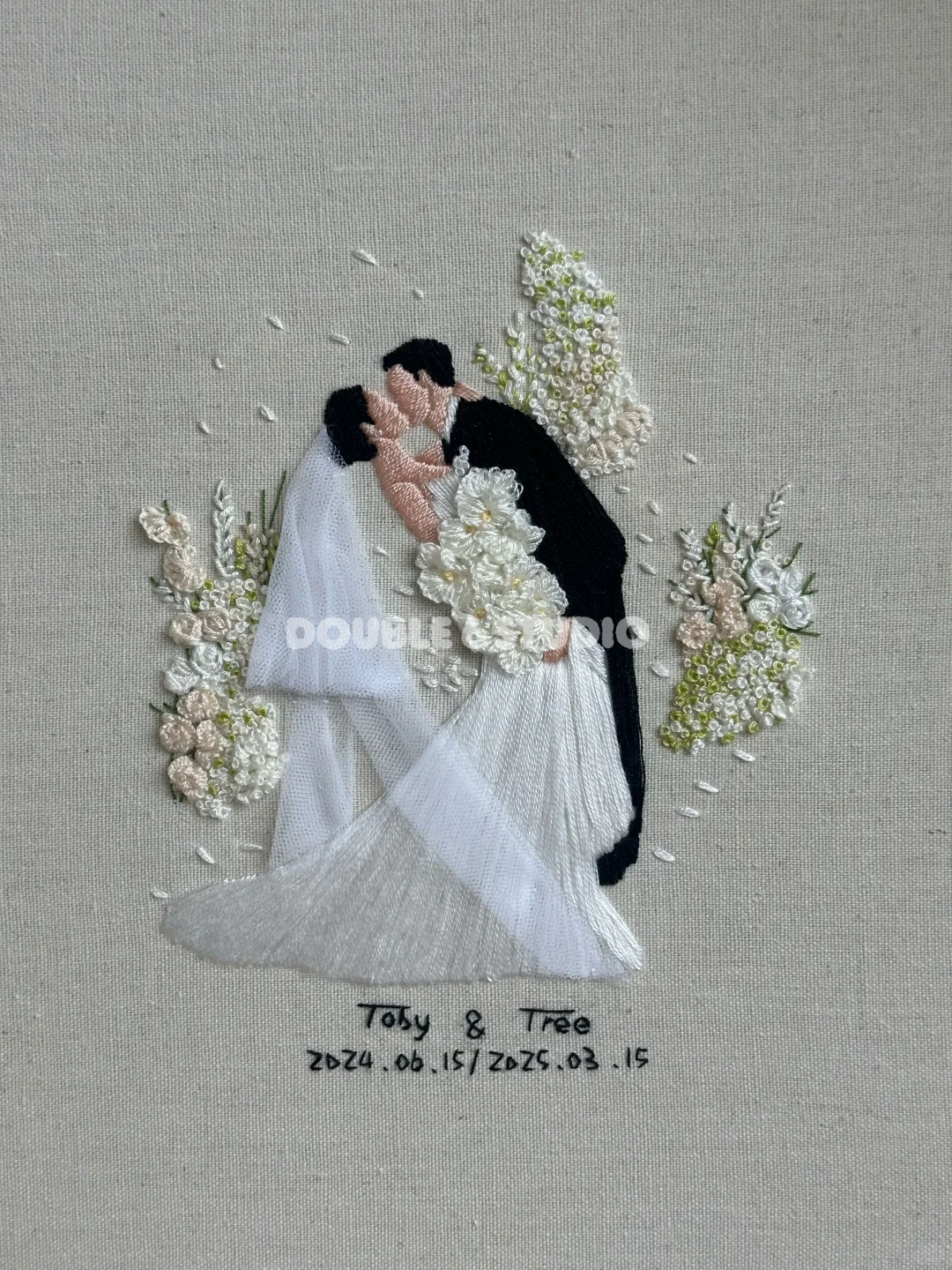 ?婚礼刺绣·送给挚友的礼物即将送达