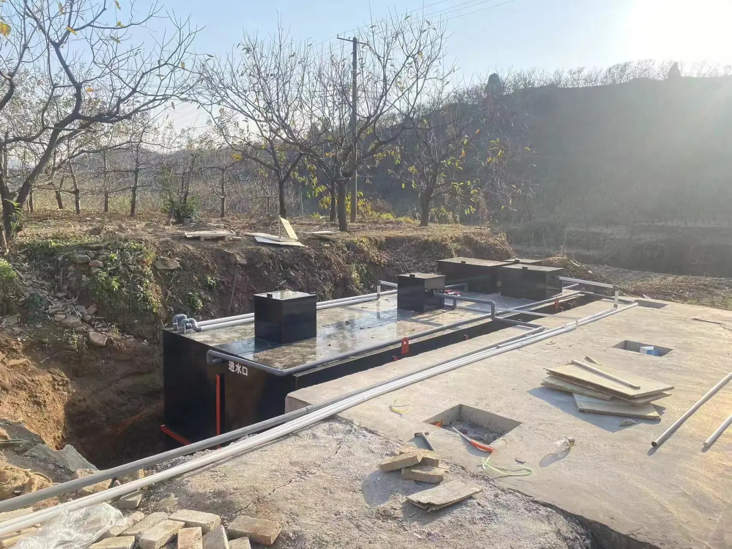 邯郸大名县新建100吨农村生活污水处理设备