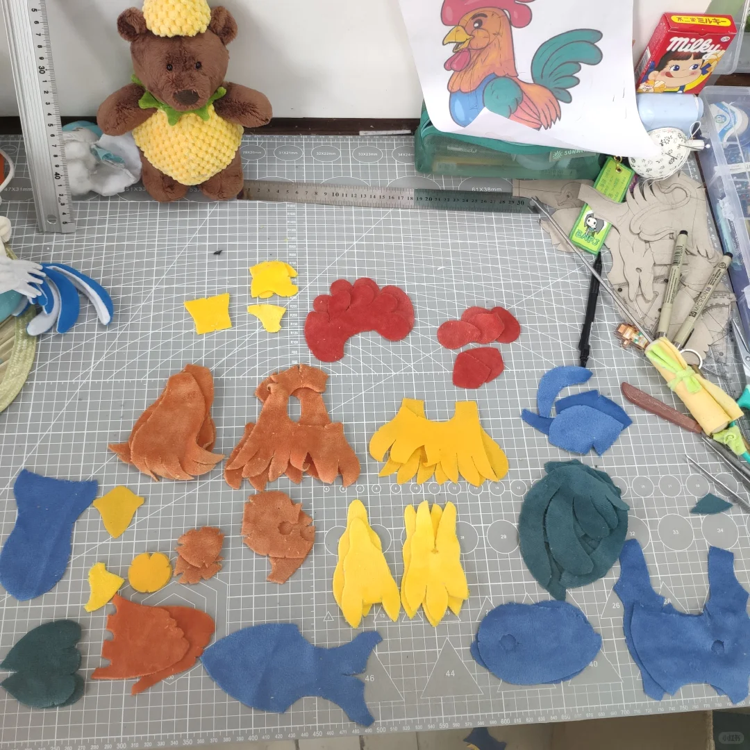 大公鸡?纸板分享，给孩子做哭了?