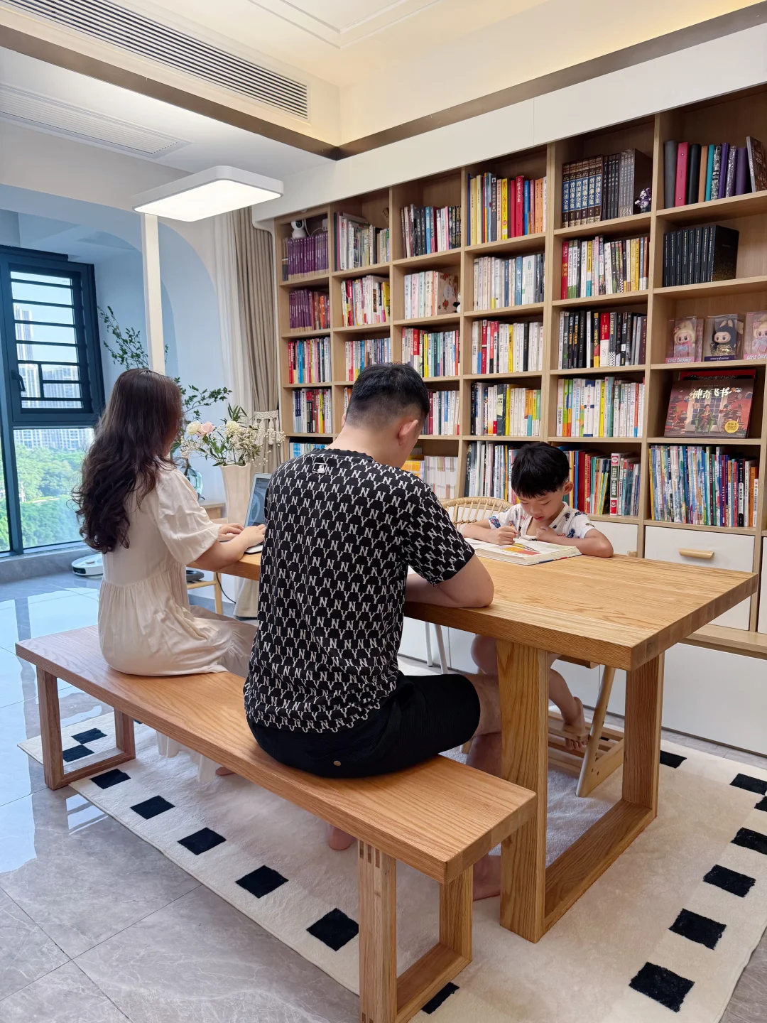 太喜欢这种去客厅化设计了，不豪华但舒适～✨