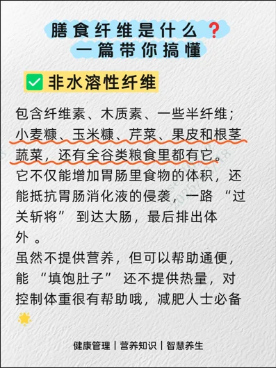 膳食纤维是什么？