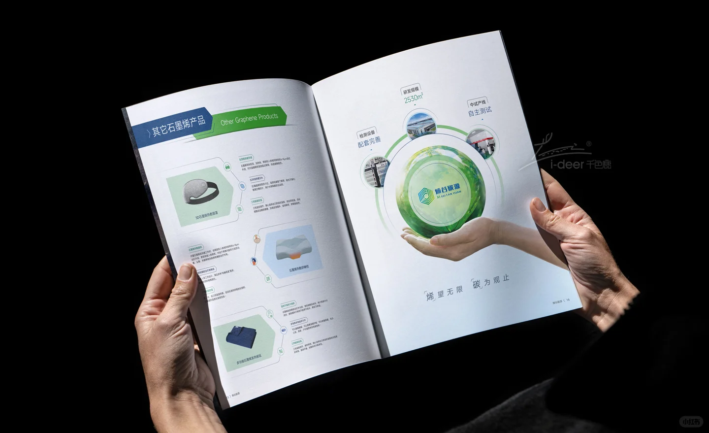 新材料石墨稀画册设计天花板！甲方秒过稿