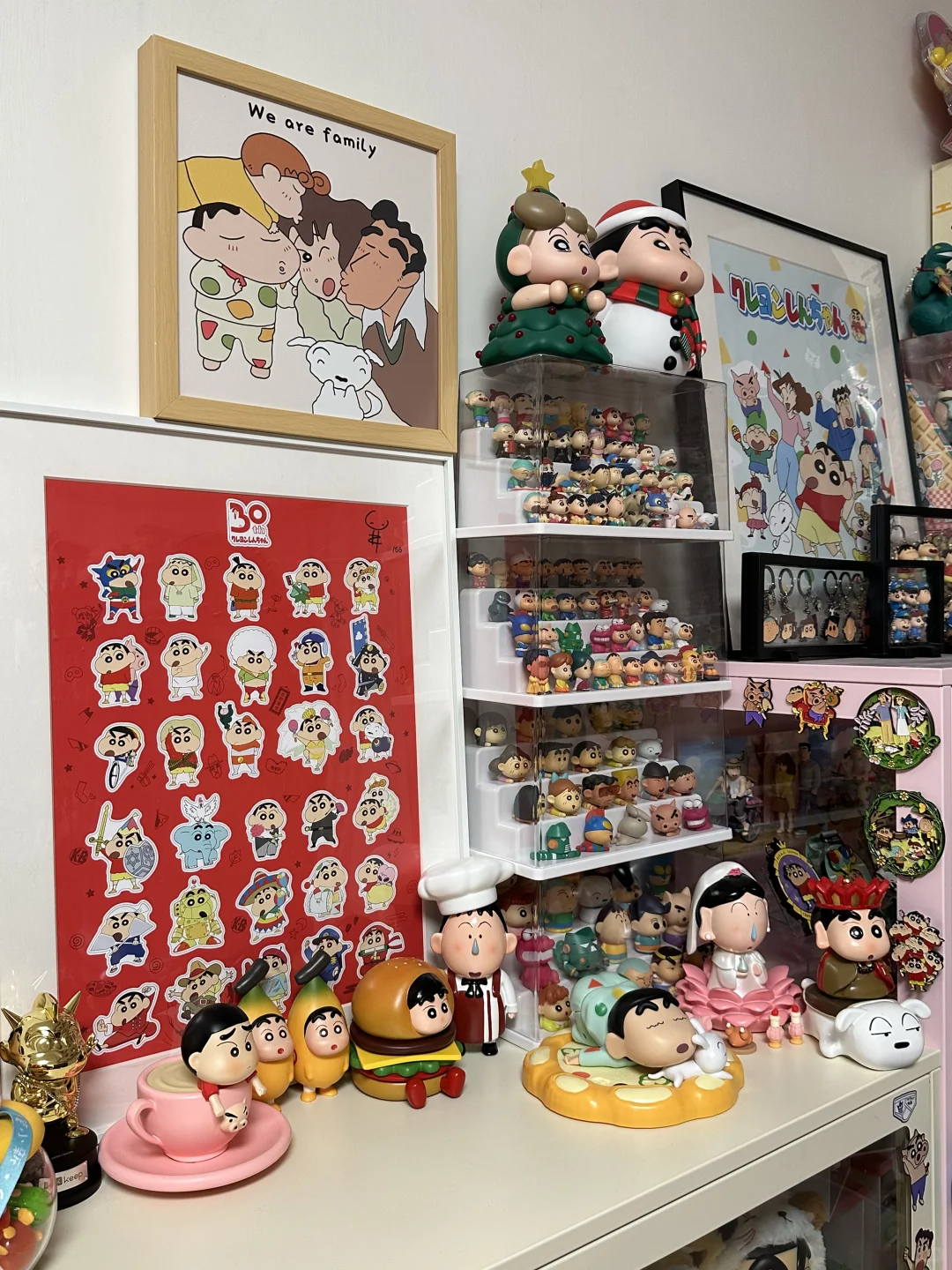 满满当当的蜡笔小新之家❤️简直太治愈了！?