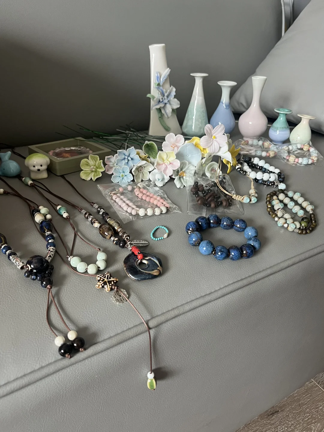 想看看大家搭配的?景德镇陶瓷花?