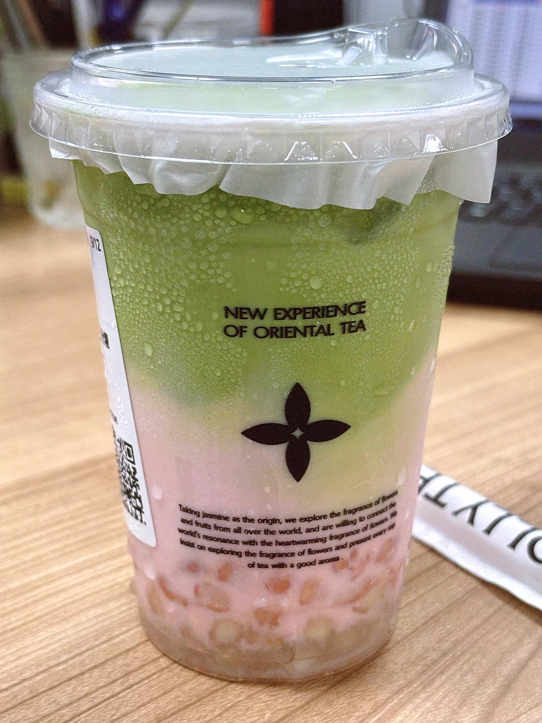 茉莉奶白！请问你的抹茶是怎么搭配的！