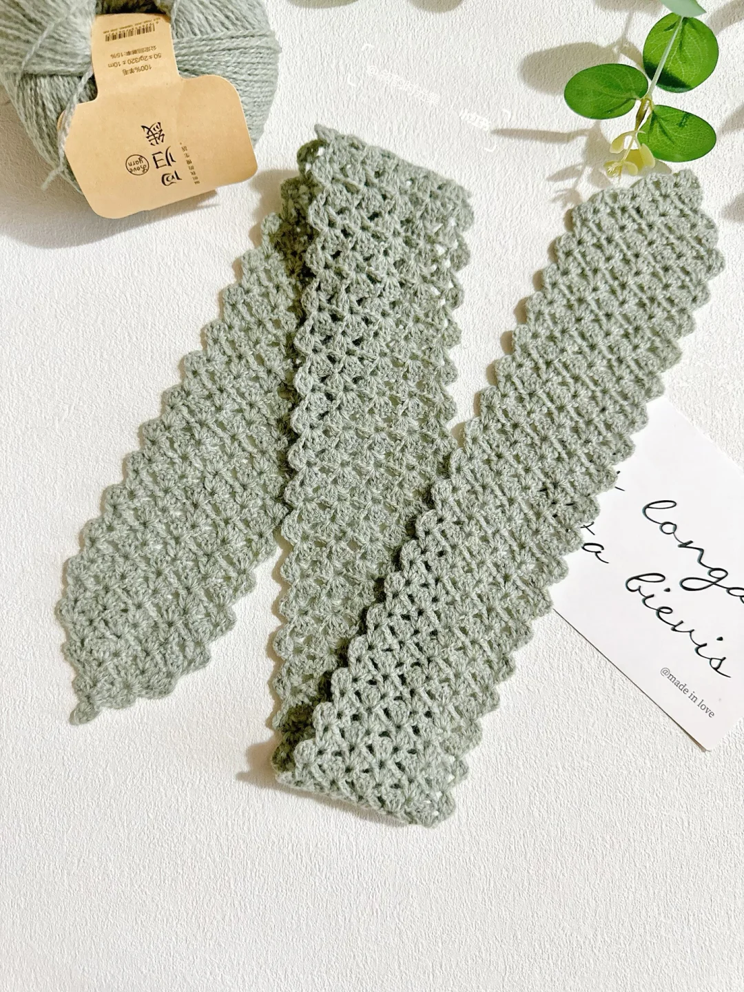 森系小围巾（附图解）