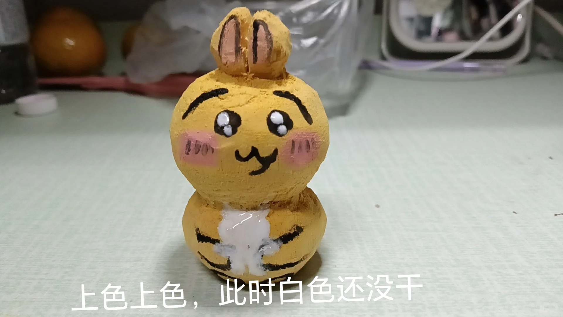 自学木雕第二天—乌萨奇