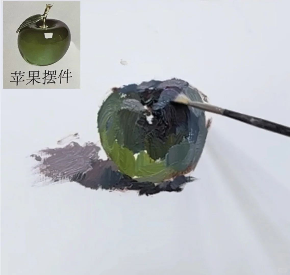 玻璃水晶苹果摆件完整步骤分享