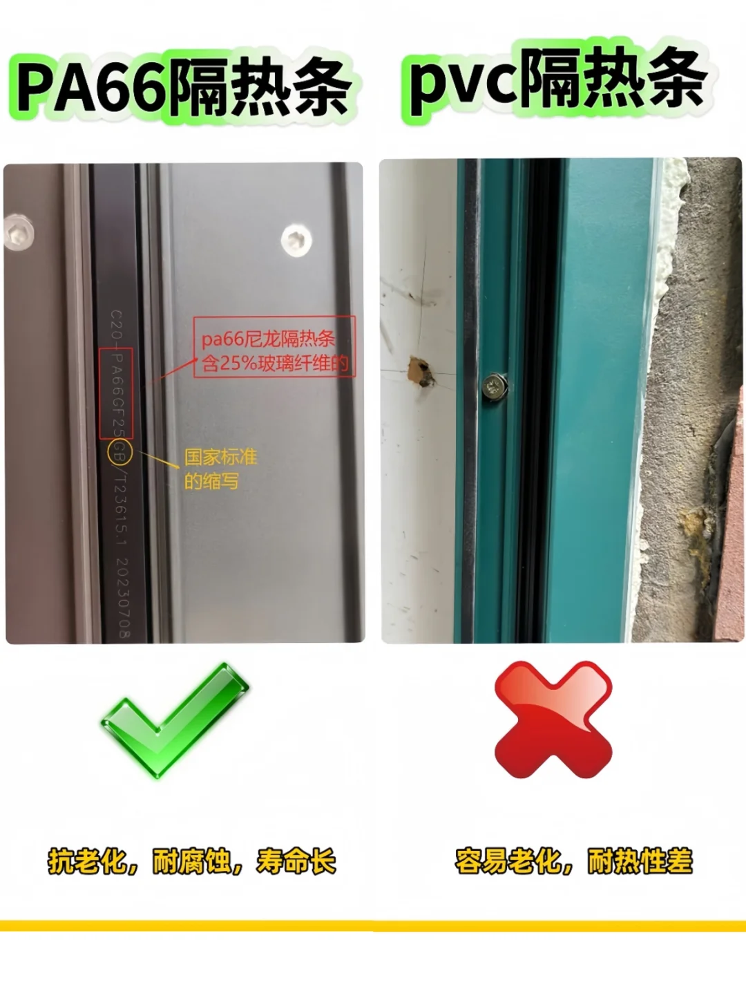 断桥铝封窗记住10选10不选❗❗